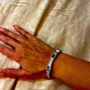 Judith Ripka Aquamarine Bangle